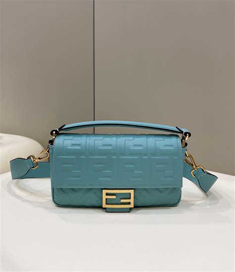 fendi baguette teal|fendi bag.